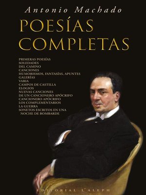 cover image of Antonio Machado: Poesías Completas